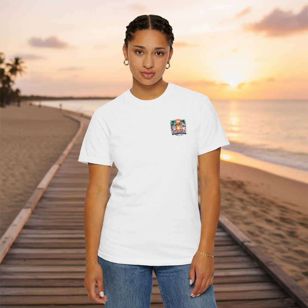 Furreal Cat Sunset Tee | Cool Cats, No Explanation Unisex T-Shirt