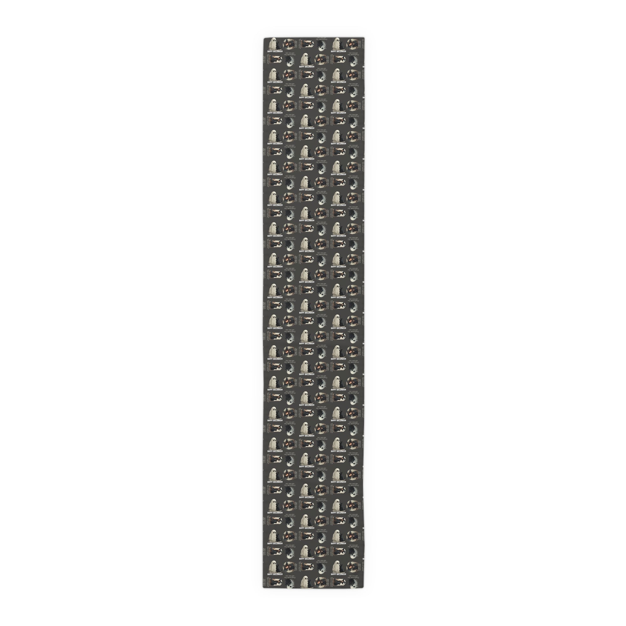 Cat-Themed Halloween Table Runner