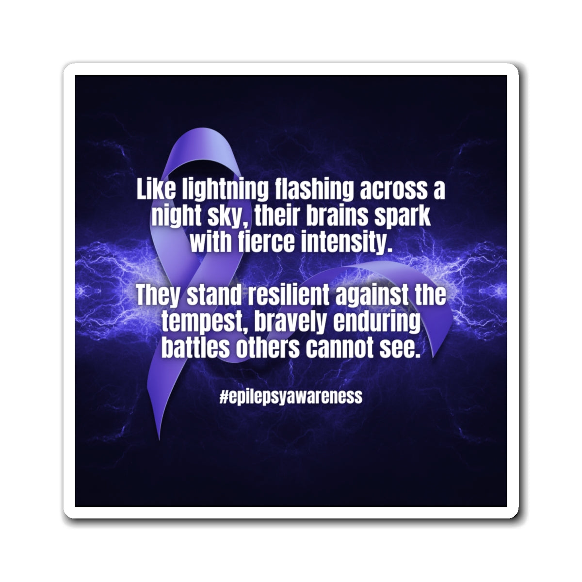 Photo depicting the ​Resilient Against the Tempest Family Magnets from EpiAl's Shop.