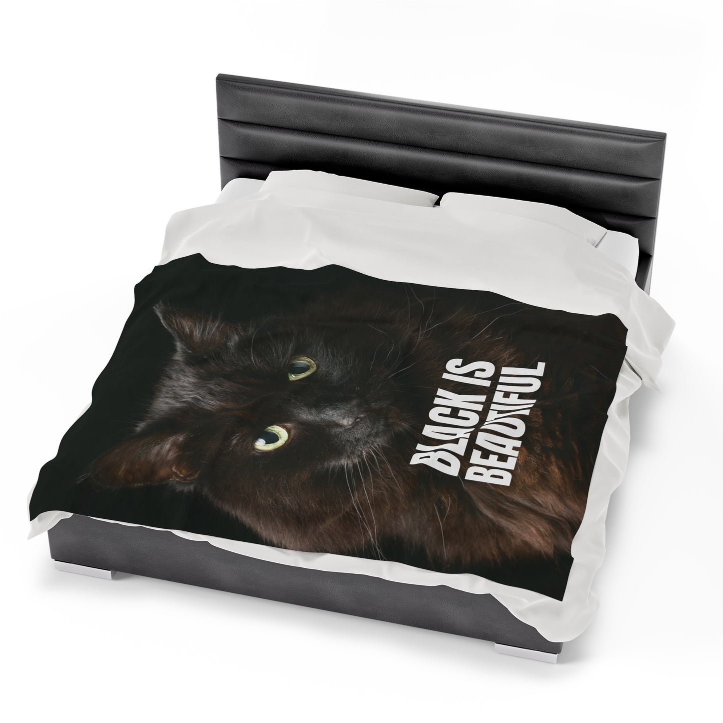 Black is Beautiful Velveteen Plush Blanket