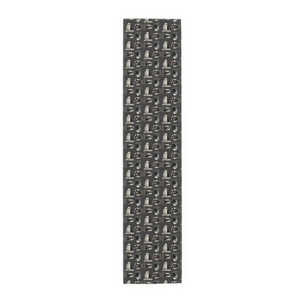 Cat-Themed Halloween Table Runner