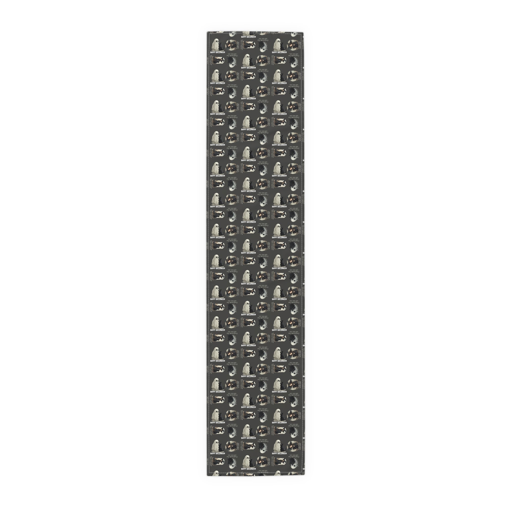 Cat-Themed Halloween Table Runner