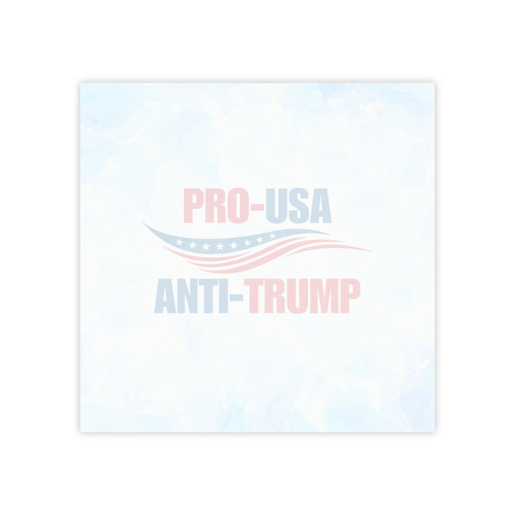 Pro-USA Anti-Trump Note Pads - Eco-Friendly Sticky Memo Pads for Activists