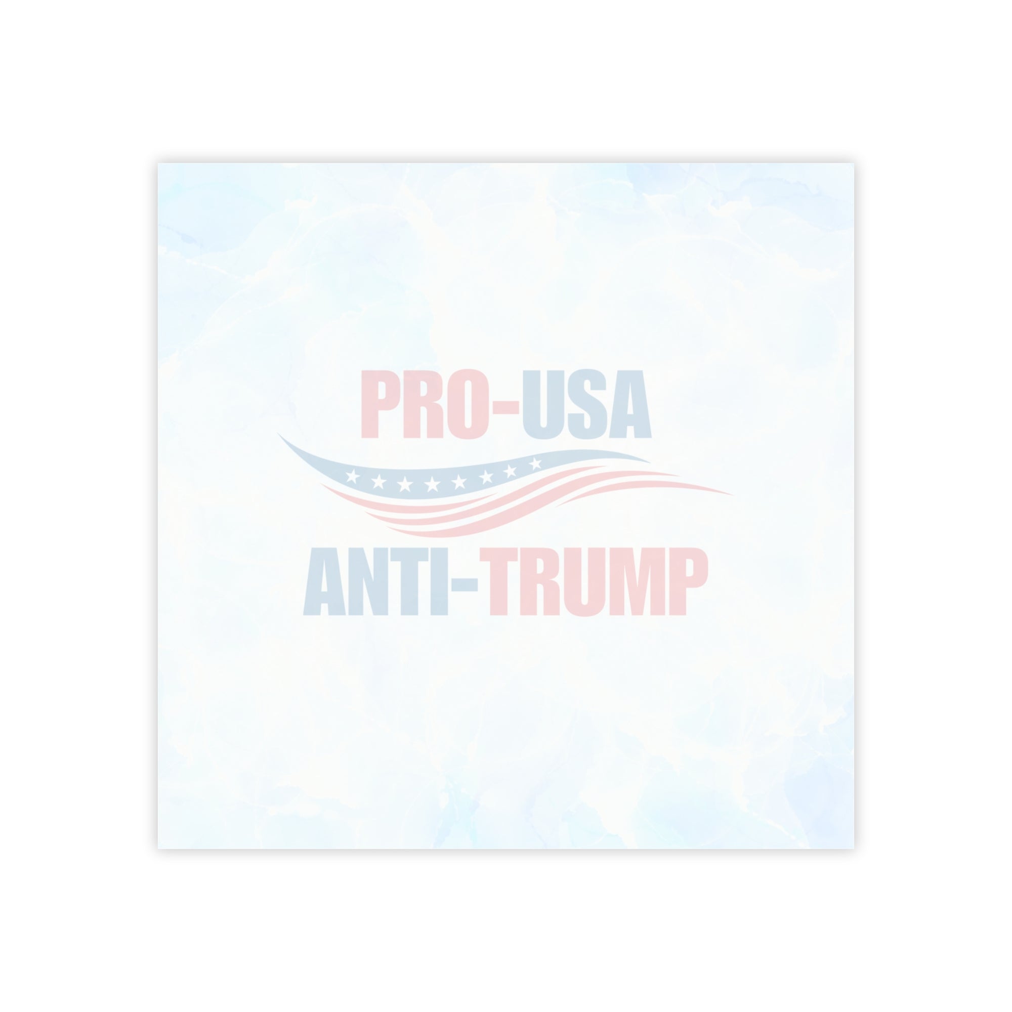 Pro-USA Anti-Trump Note Pads - Eco-Friendly Sticky Memo Pads for Activists