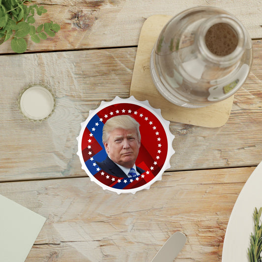 Trump Lover Magnetic Bottle Opener Printify