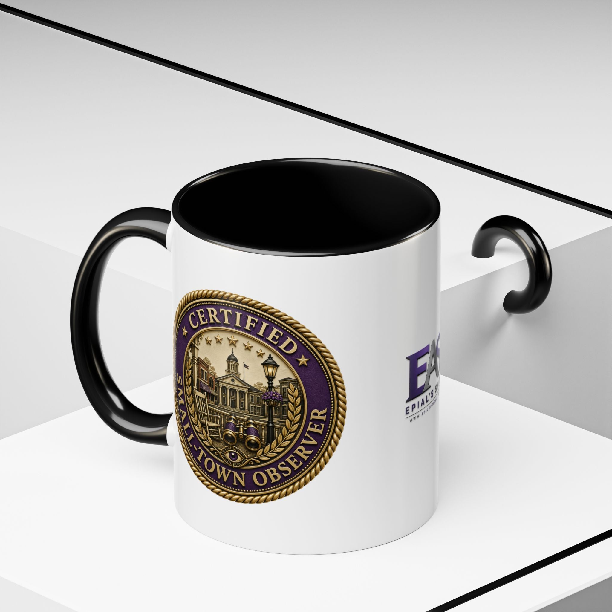 Certified Small-Town Observer Accent Coffee Mug - Accent 11/15oz