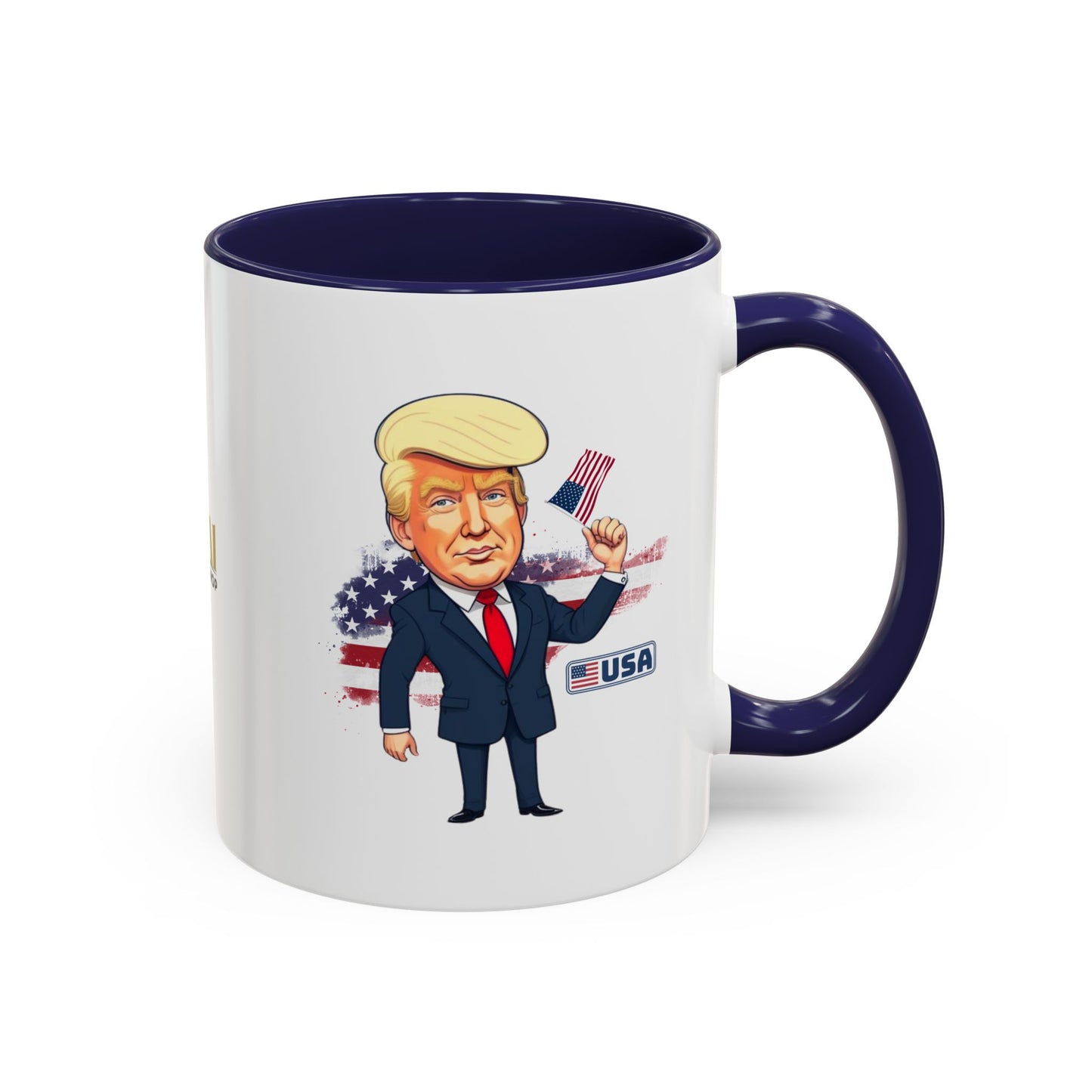 Flag Waving Trump USA Coffee Mug