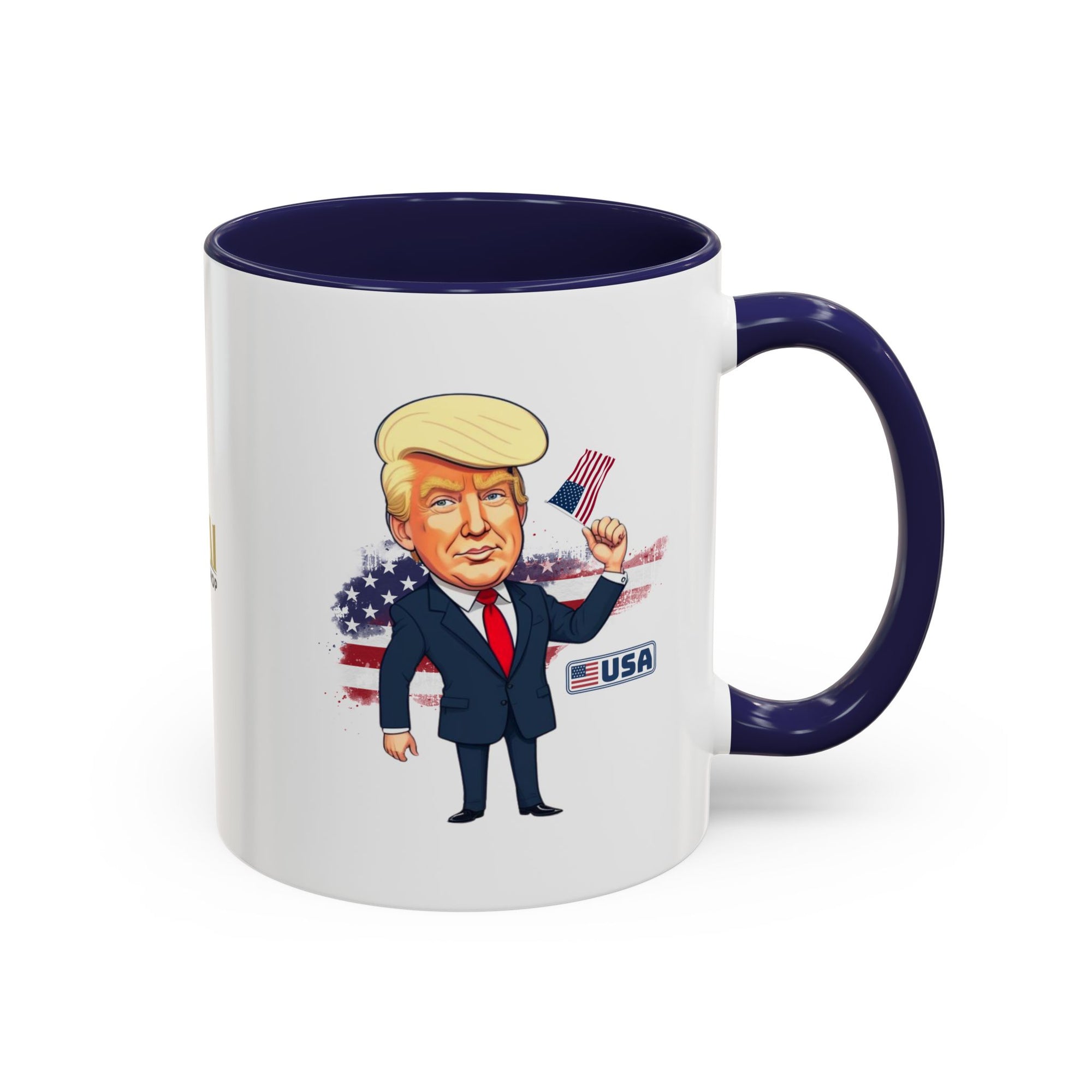 Flag Waving Trump USA Coffee Mug