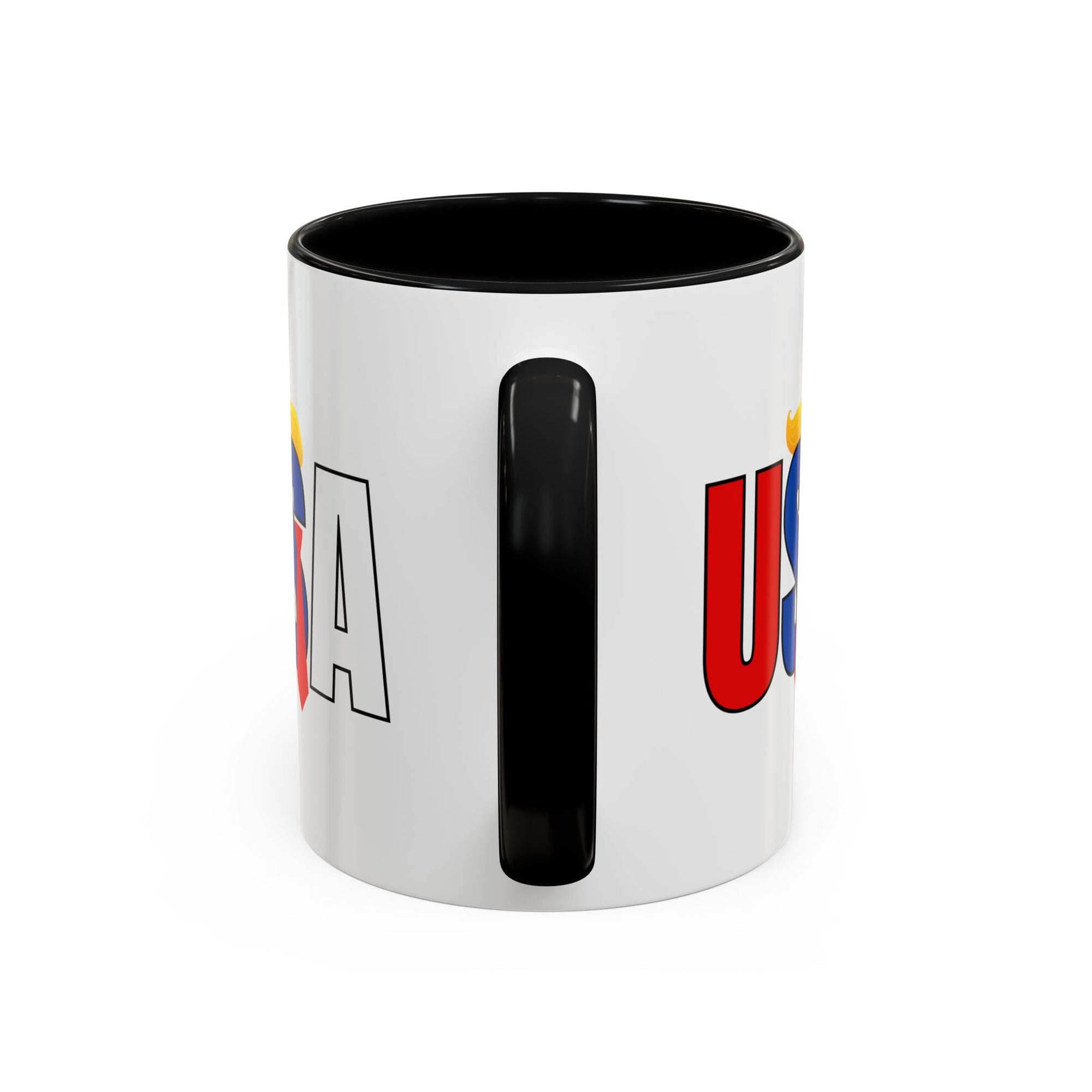 Trump USA Accent Coffee Mug Printify