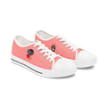 Jimothy Coral Low-Top Canvas Sneakers