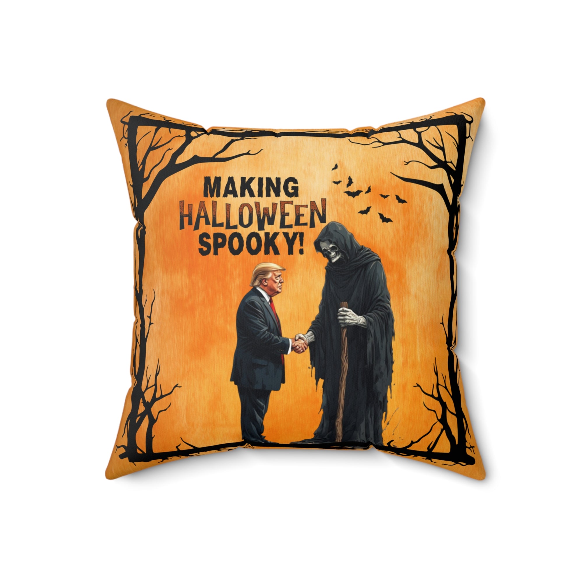 Making Halloween Spooky Decorative Pillow, Home Decor