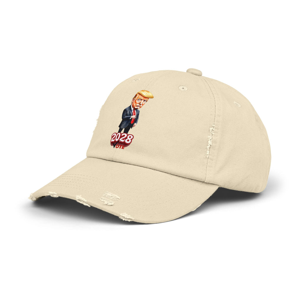 2028 Vote Distressed Unisex Cap - Fun Political Hat for Enthusiasts