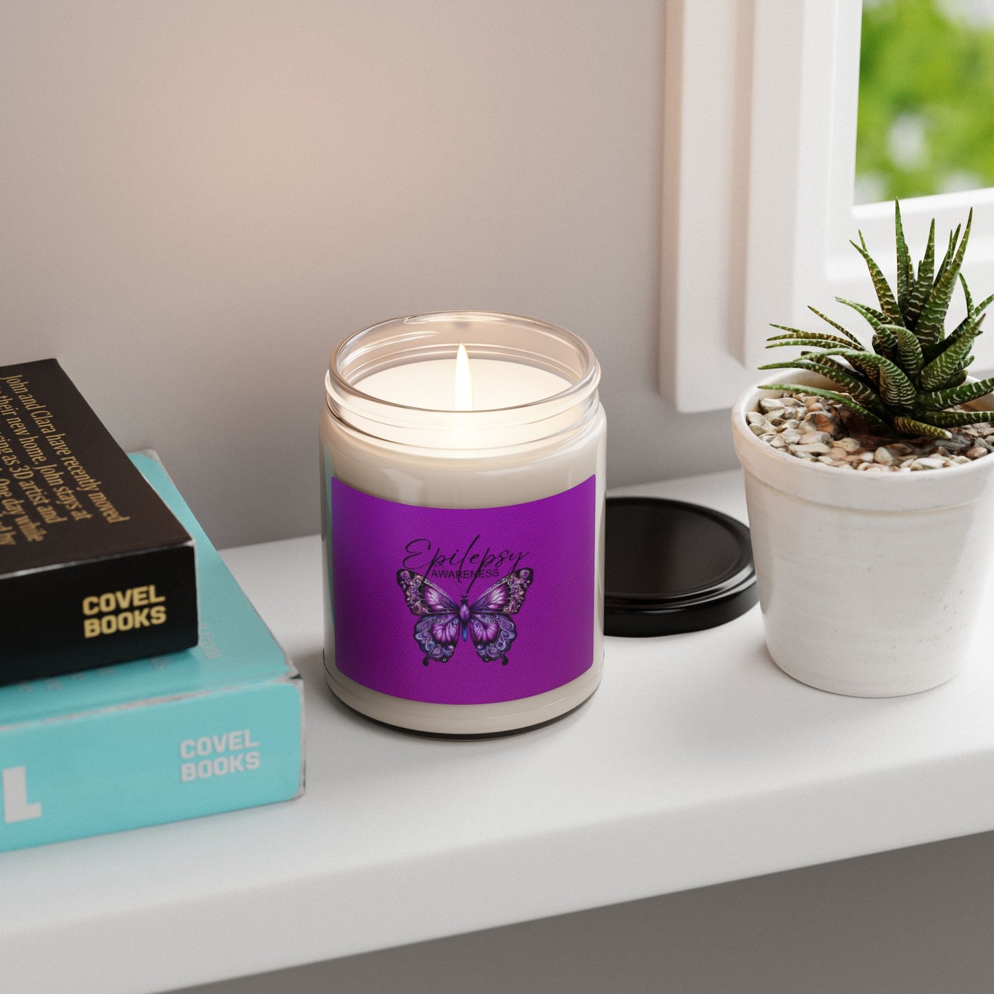Epilepsy Awareness Scented Soy Candle, 9oz
