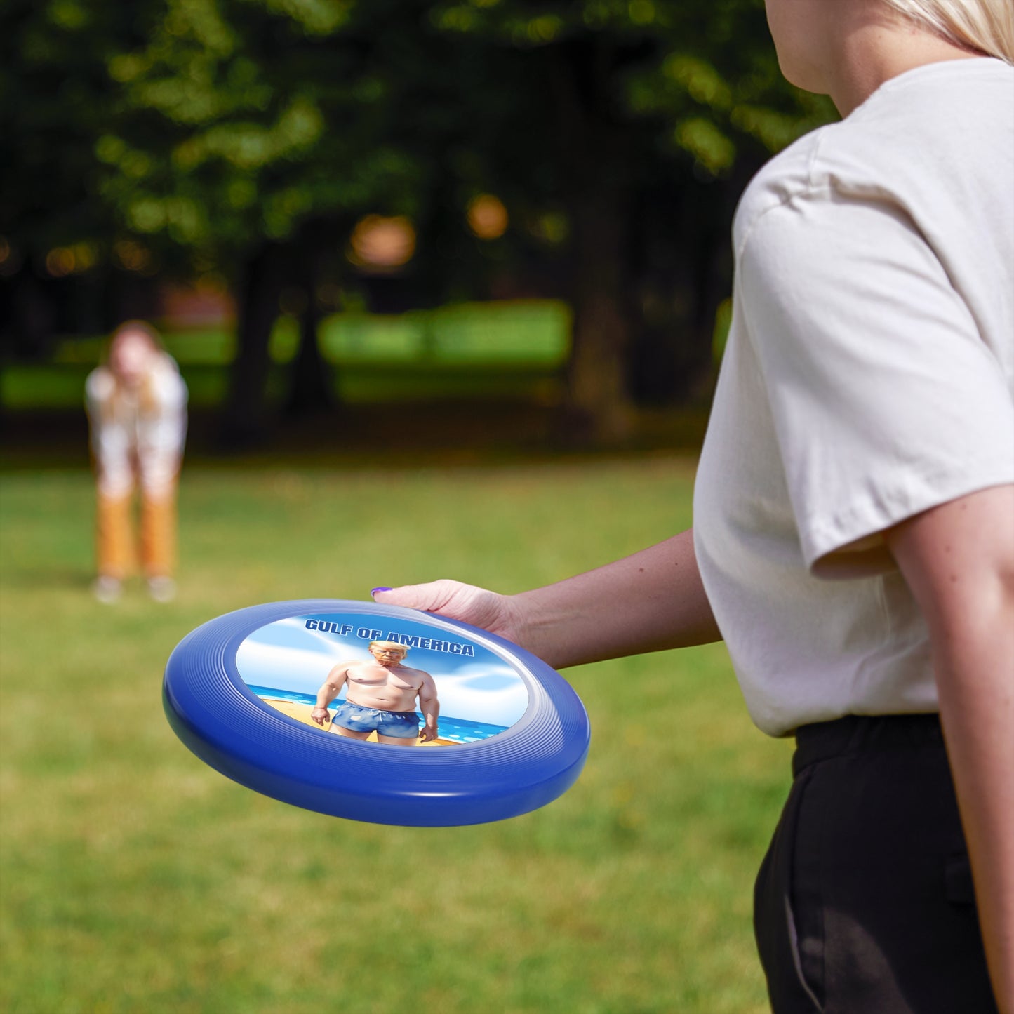 Gulf of America Frisbee - Fun Outdoor Flying Disc with Humorous Design