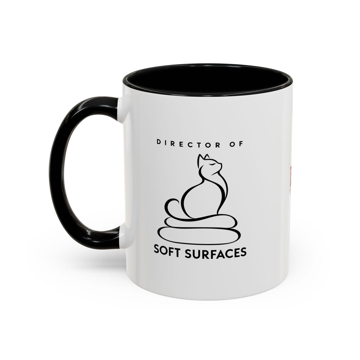 Director of Soft Surfaces Cat Mug | Funny Cat Lover Coffee Cup (11oz/15oz)