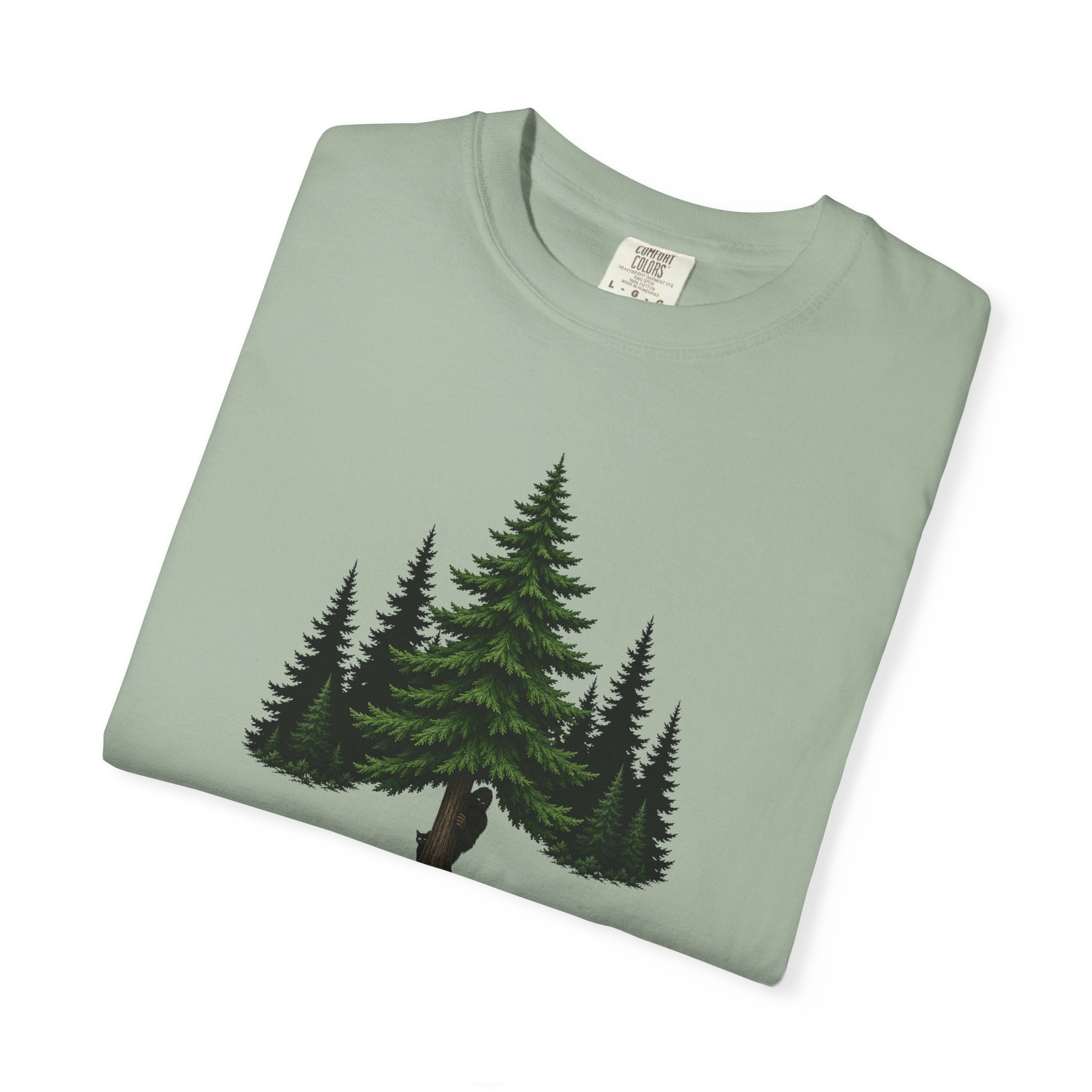 You Saw Nothing Bigfoot & Cat Garment-Dyed T-Shirt