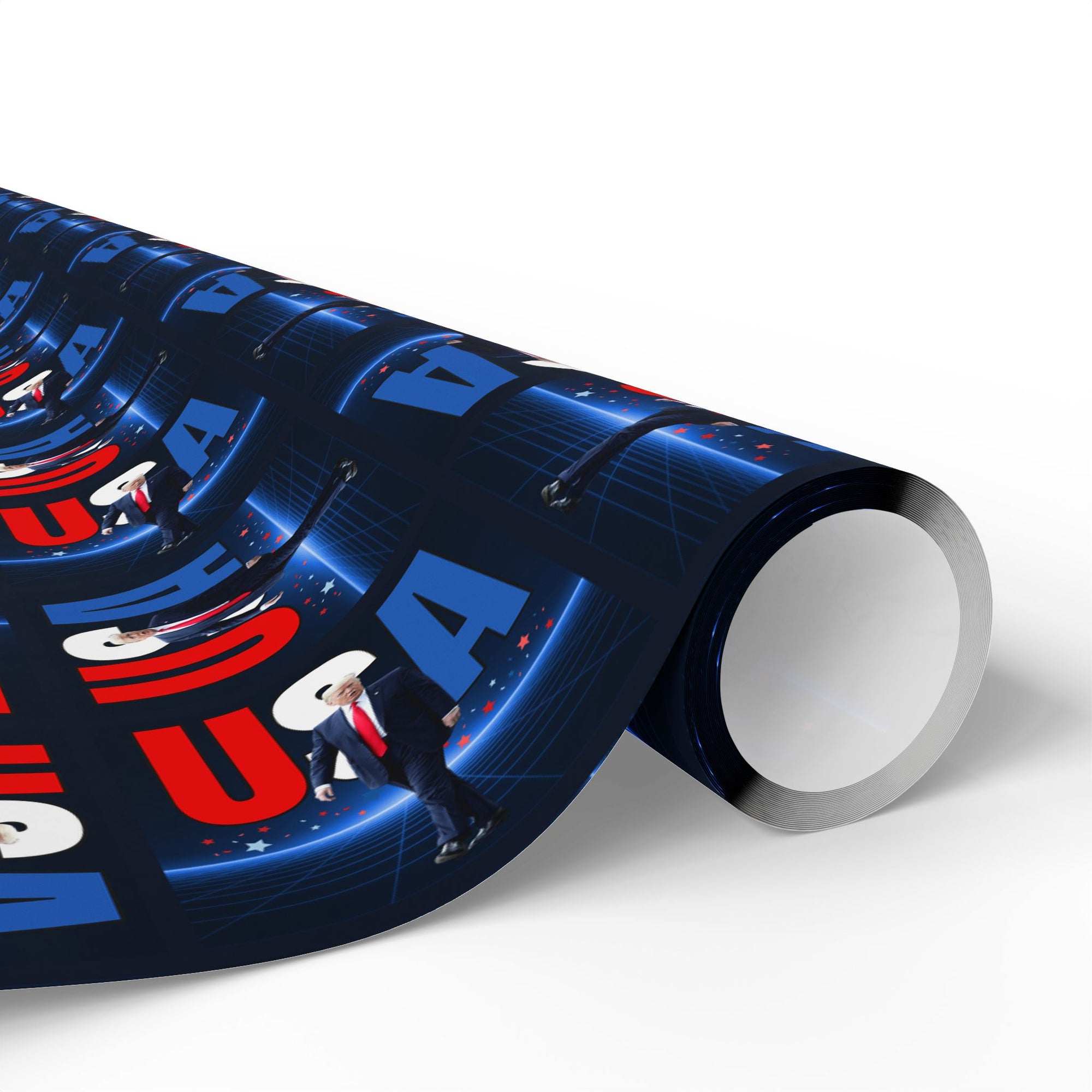 Patriotic USA Wrapping Paper for Celebrations and Holidays