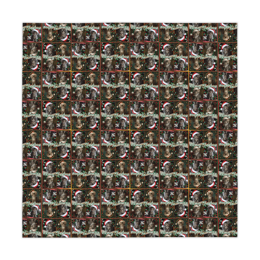 Meowy Christmas Festive Tablecloth