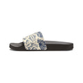 Out of Office Blue Toile Slide Sandals (Removable Strap)