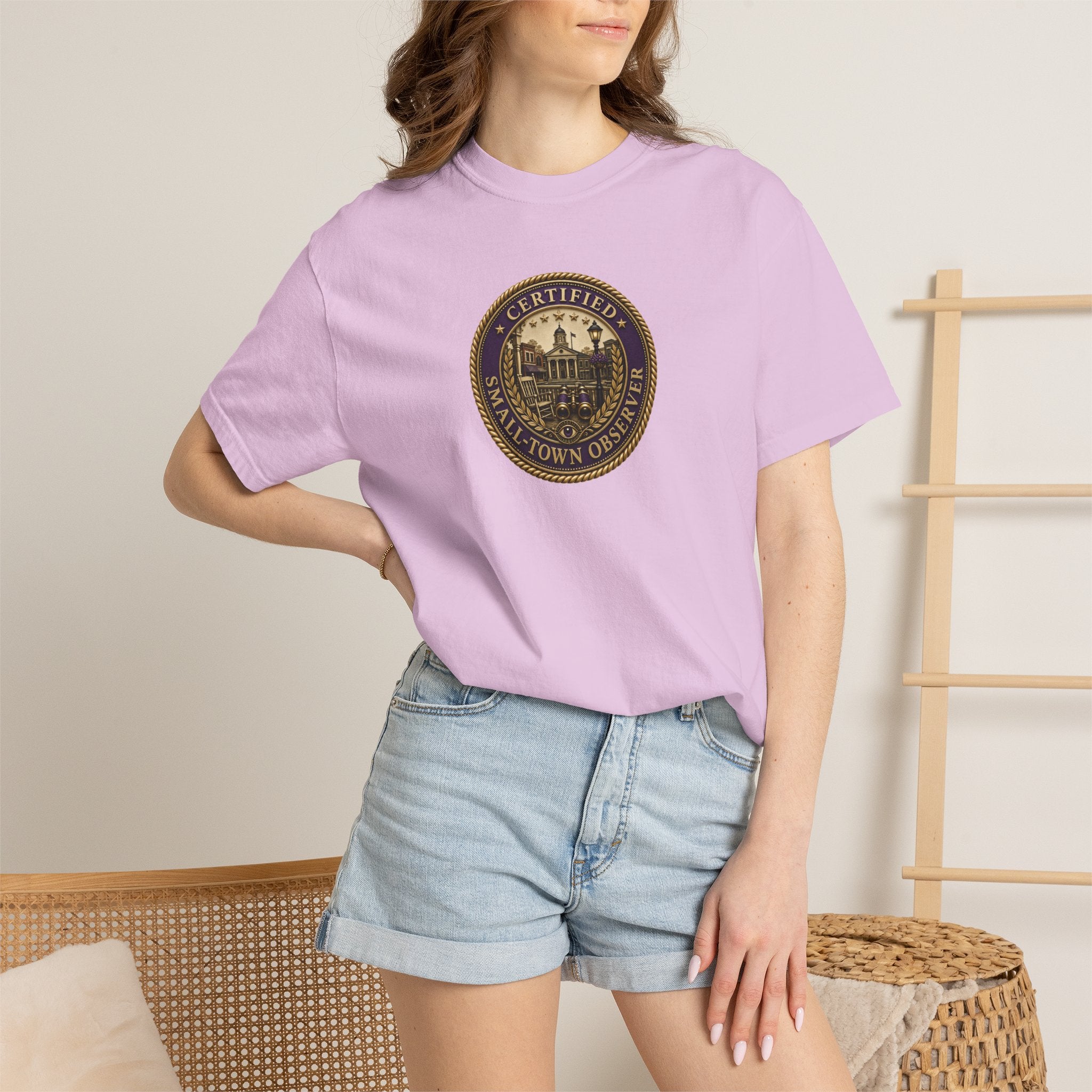 Certified Small-Town Observer Garment-Dyed T-Shirt
