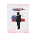 Very Cozy. Believe Me. Political Parody Velveteen Blanket