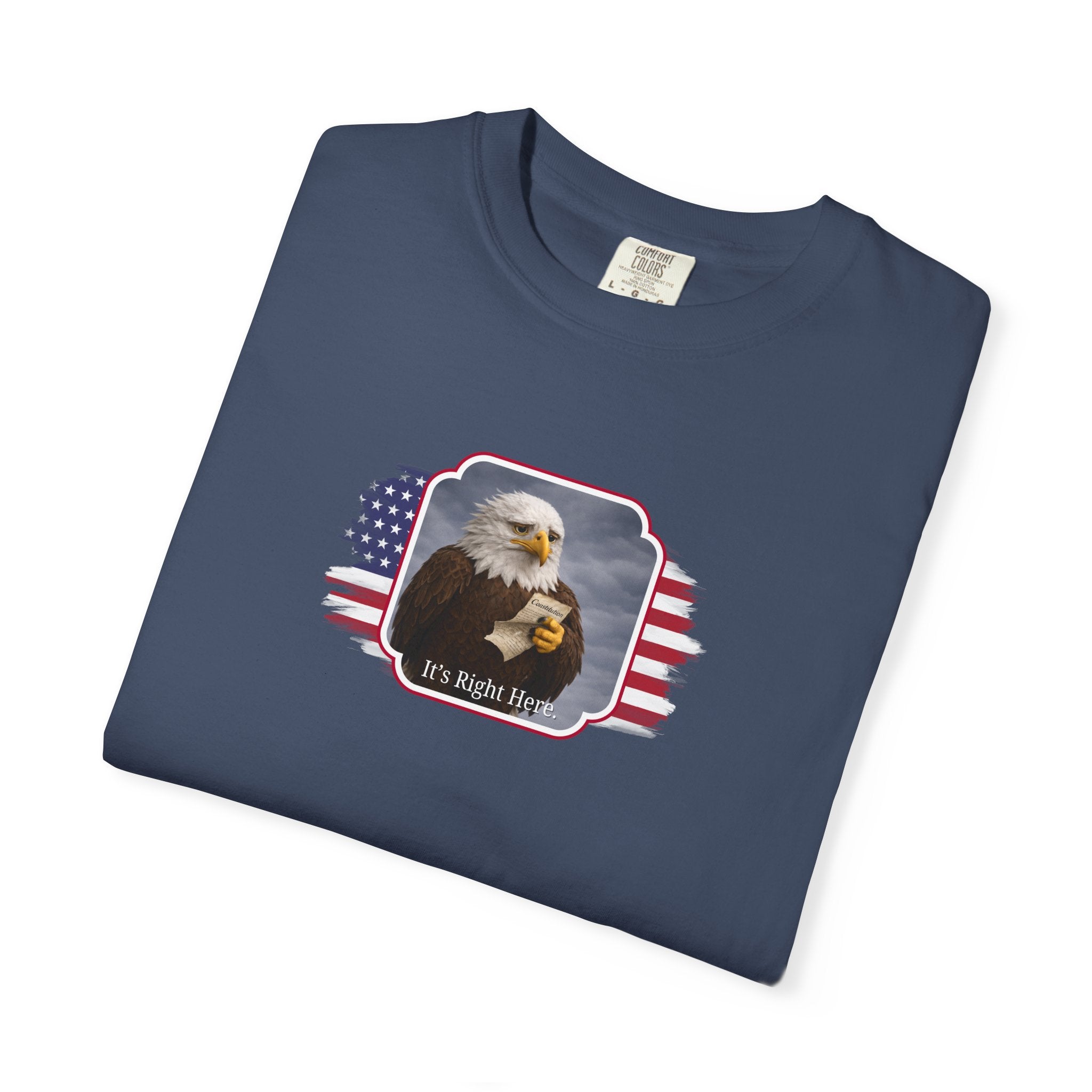 “It’s Right Here” Political Parody T-Shirt