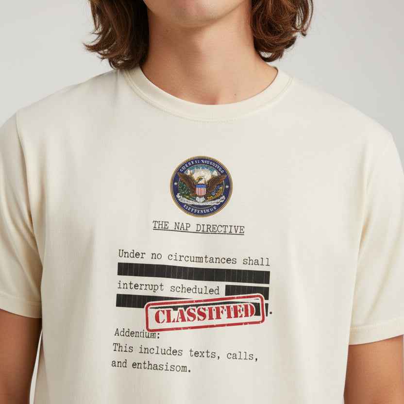 The Nap Directive Unisex T-Shirt – Official Rest Policy Graphic Tee
