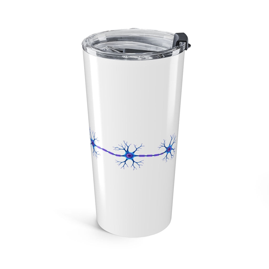 Epilepsy Awareness Purple Ribbon & Neuron 20 oz Insulated Tumbler