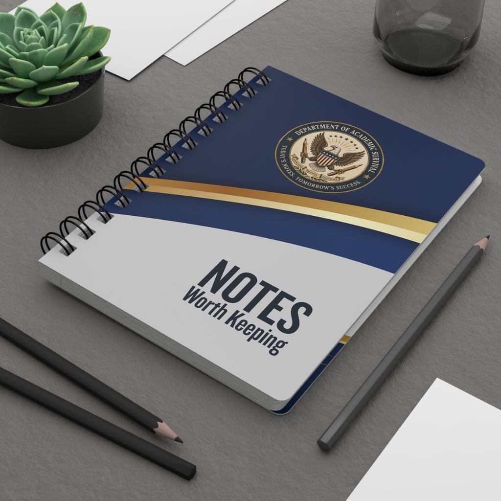 Department of Academic Survival Notebook – Notes Worth Keeping Journal