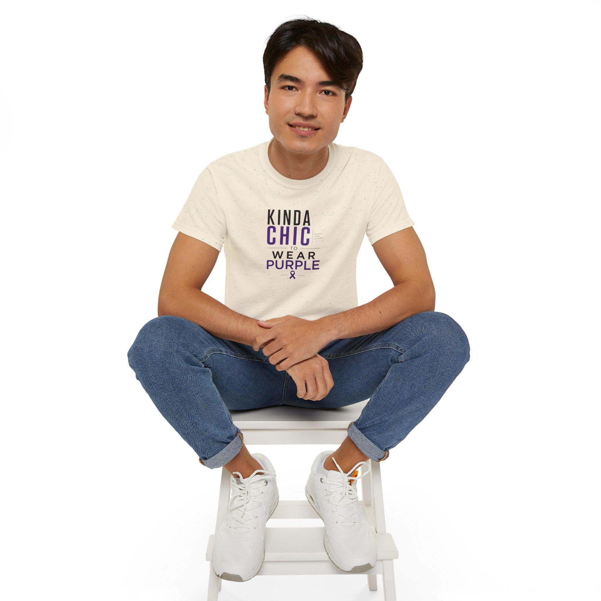 Kinda Chic to Wear Purple Epilepsy Awareness T-Shirt