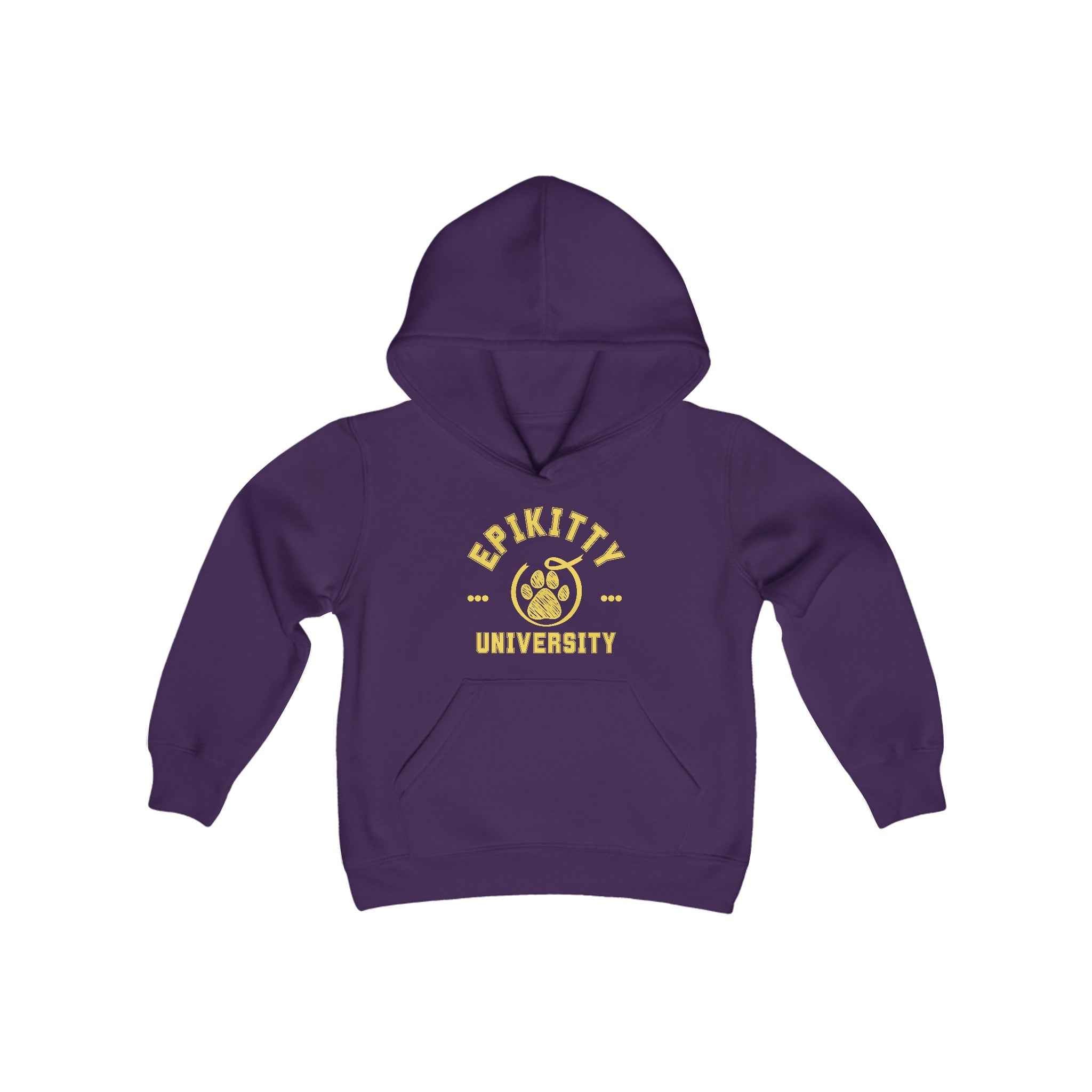 Epikitty University Youth Hooded Sweatshirt - Heavy Blend Comfort - EpiAl's Shop