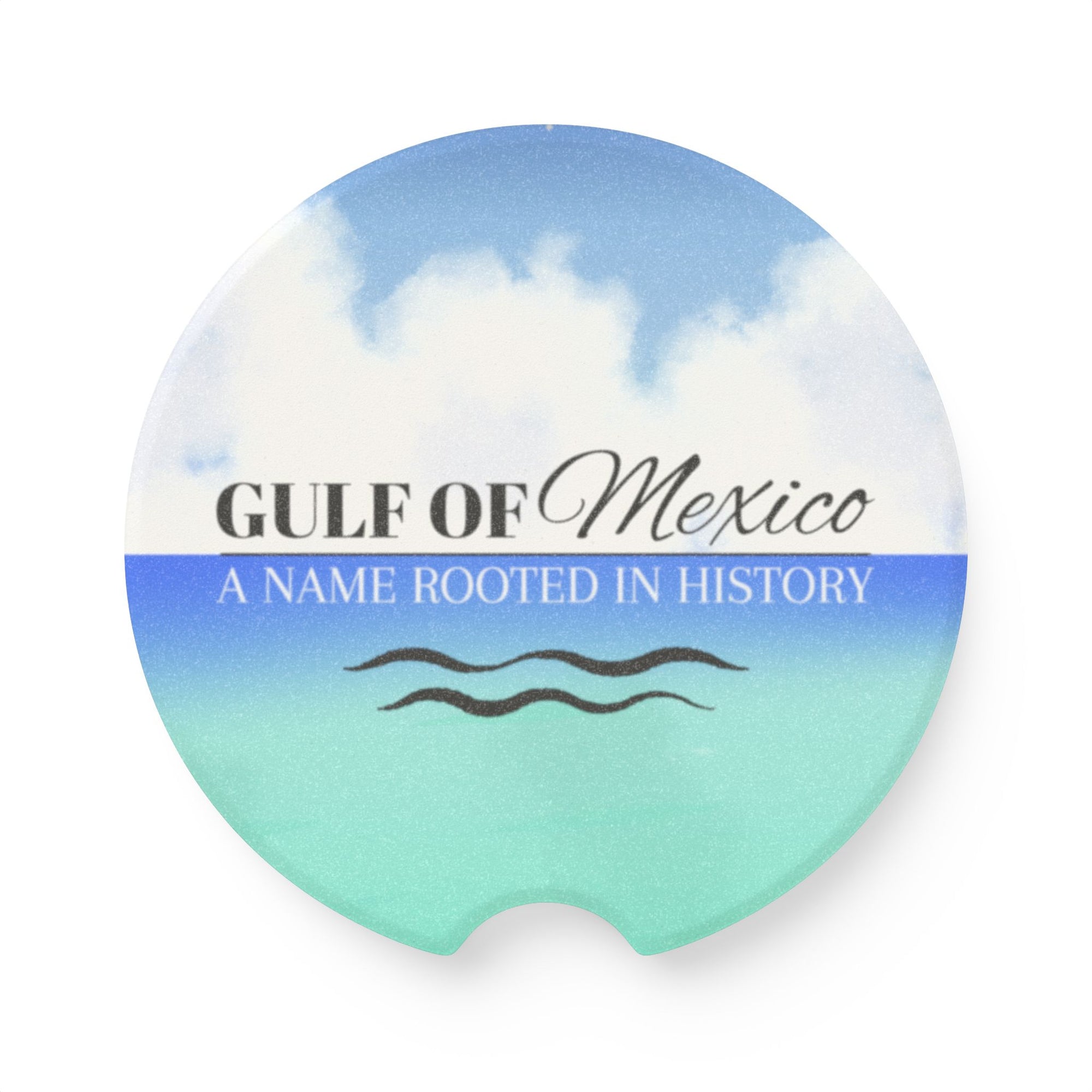 Historic Gulf of Mexico Soapstone Car Coaster