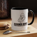Assigned Human Mug – Lifetime Assignment Cat Coffee Cup