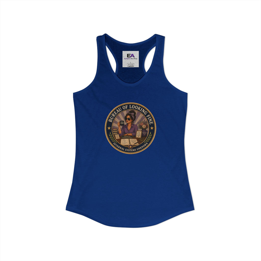 Bureau of Looking Fine Women's Racerback Tank Top – Internal Systems Unknown
