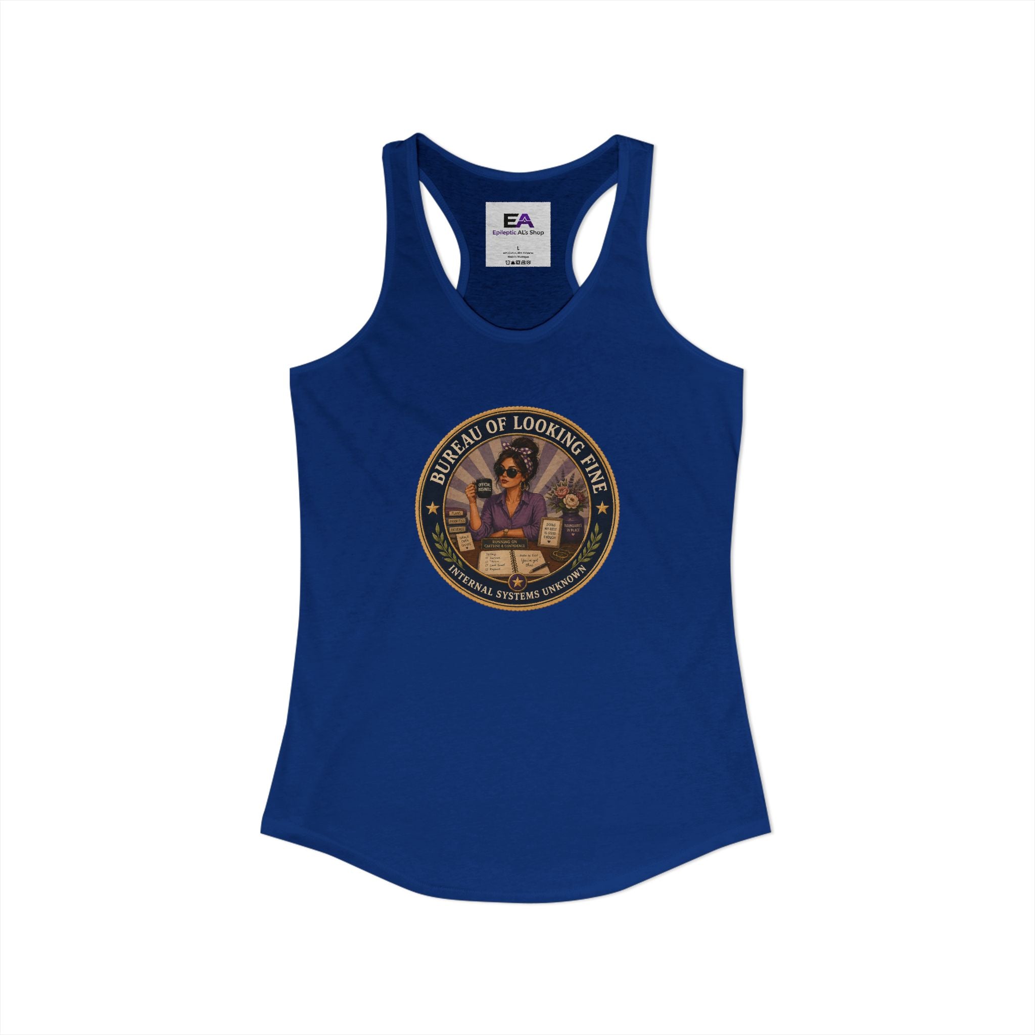Bureau of Looking Fine Women's Racerback Tank Top – Internal Systems Unknown