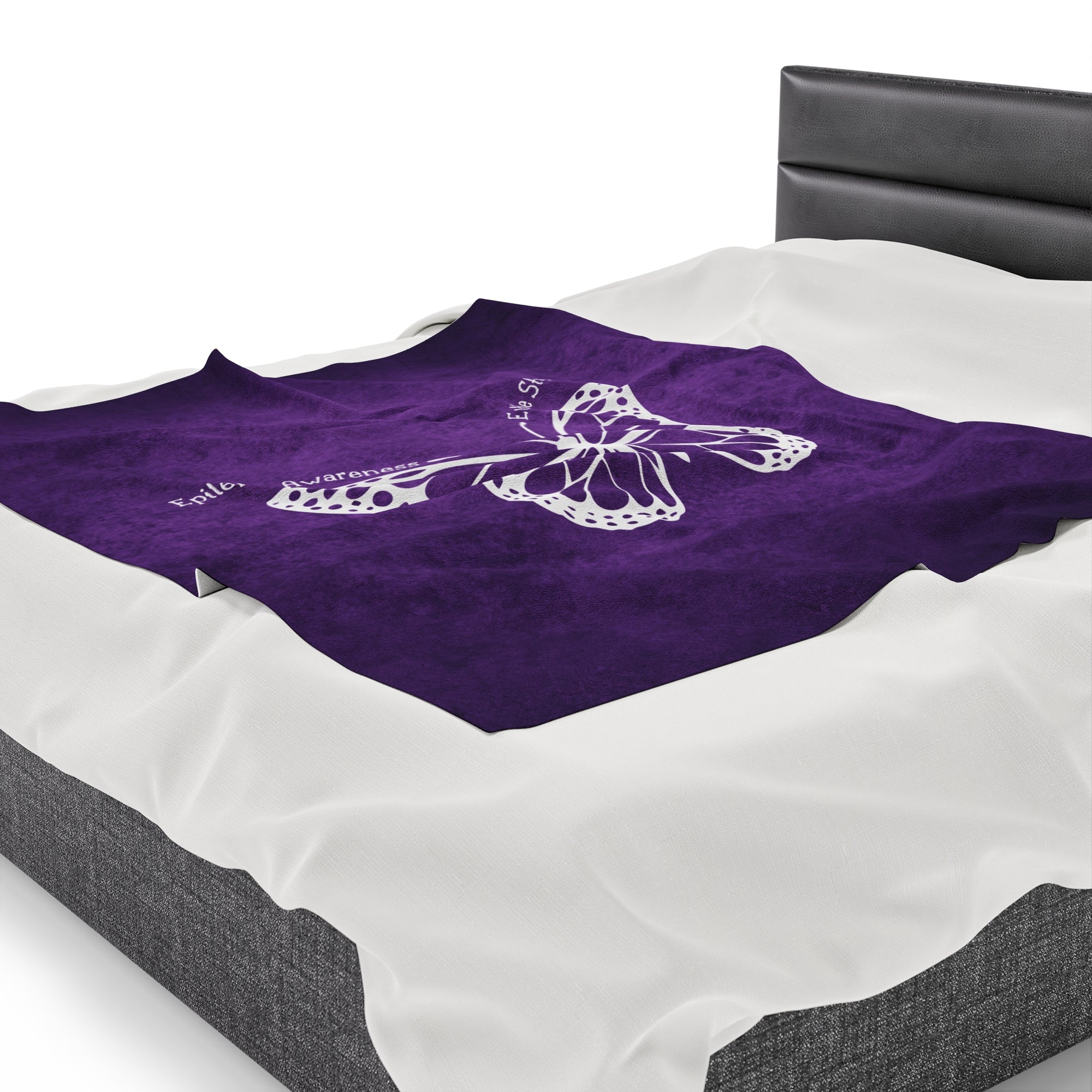 Epilepsy Awareness Velvet Blanket - End the Stigma