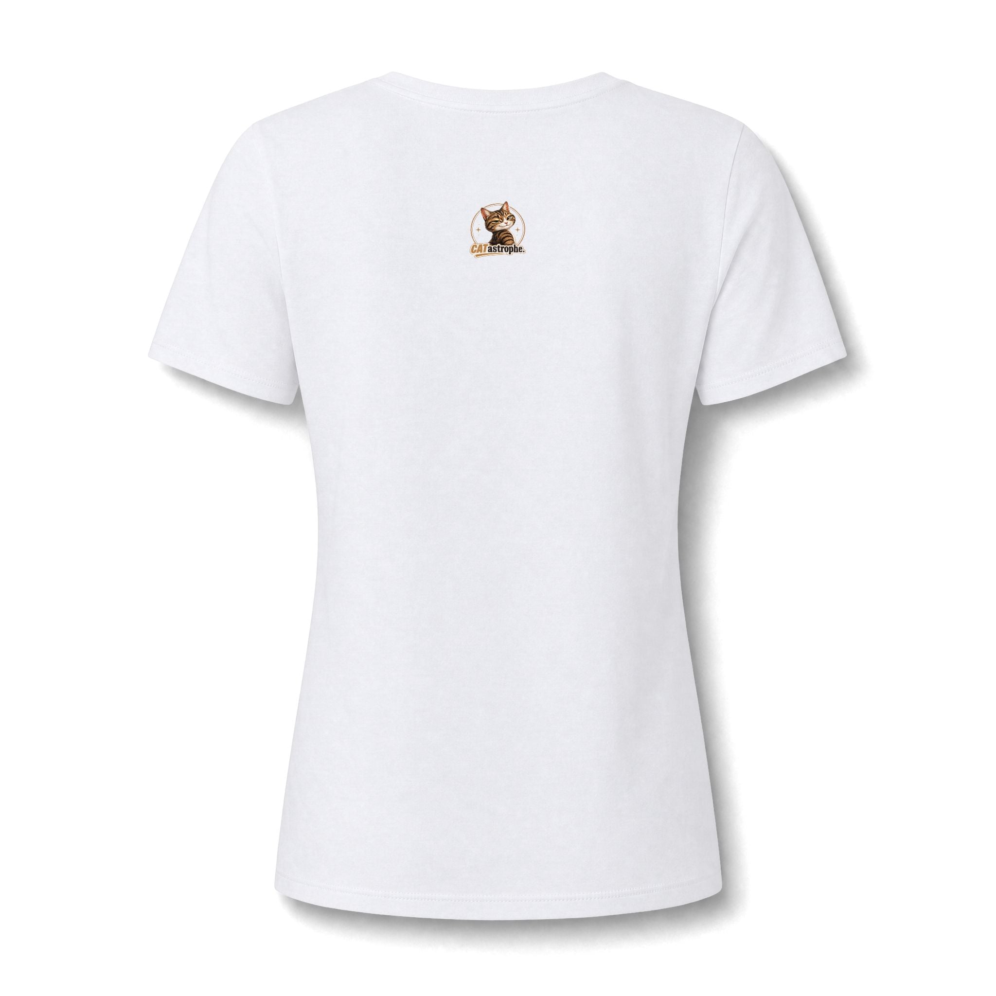 CATastrophe Women’s Relaxed V-Neck T-Shirt
