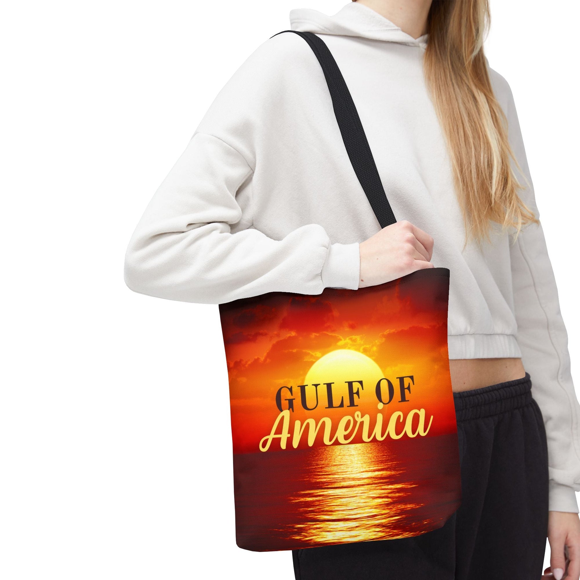 Gulf of America Sunset Tote Bag - Chic Beach Accessory Printify