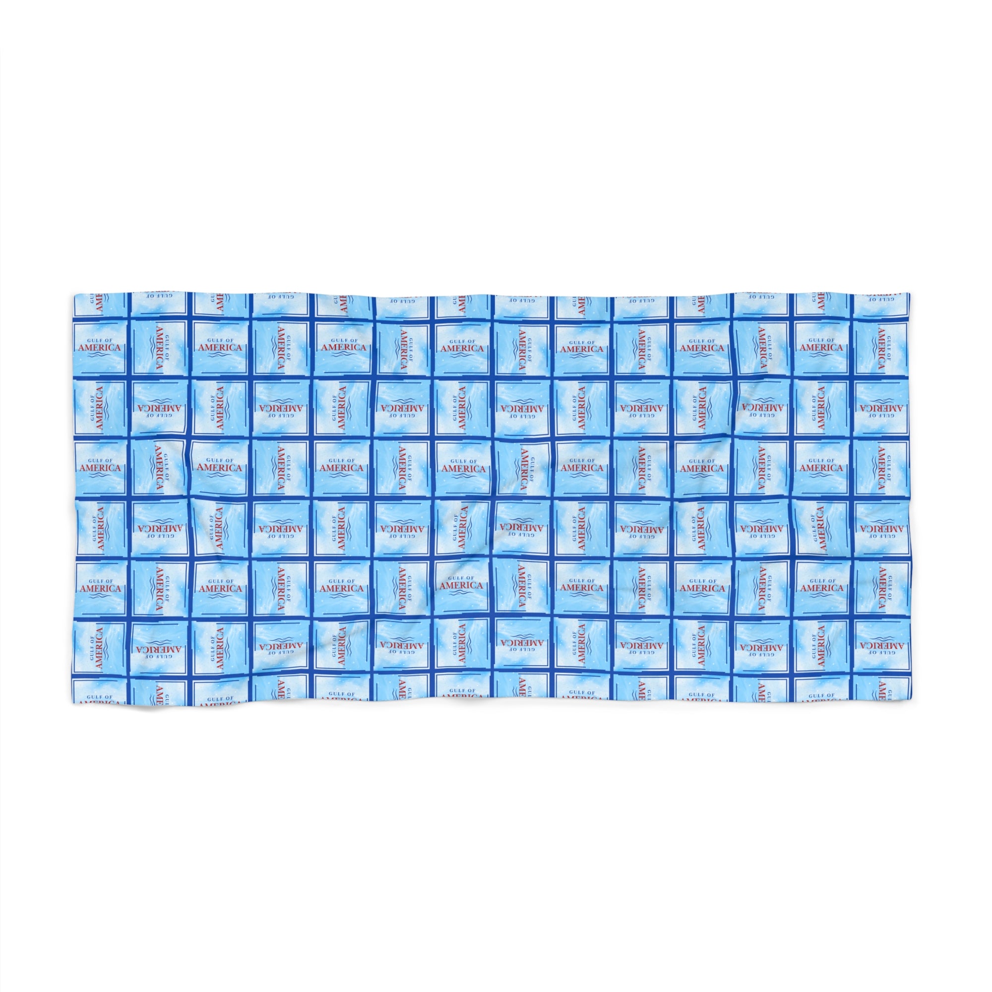 American Gulf Patterned Beach Towel