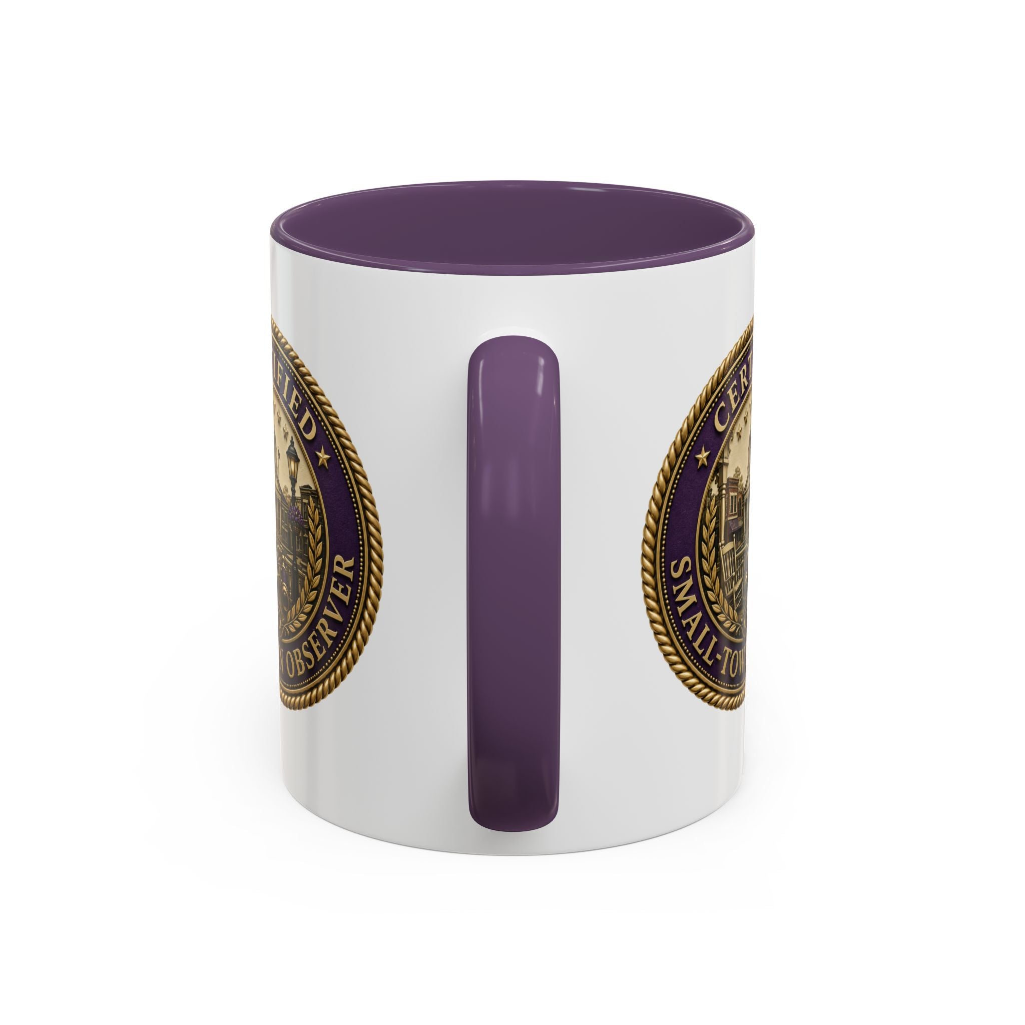 Certified Small-Town Observer Accent Coffee Mug - Accent 11/15oz