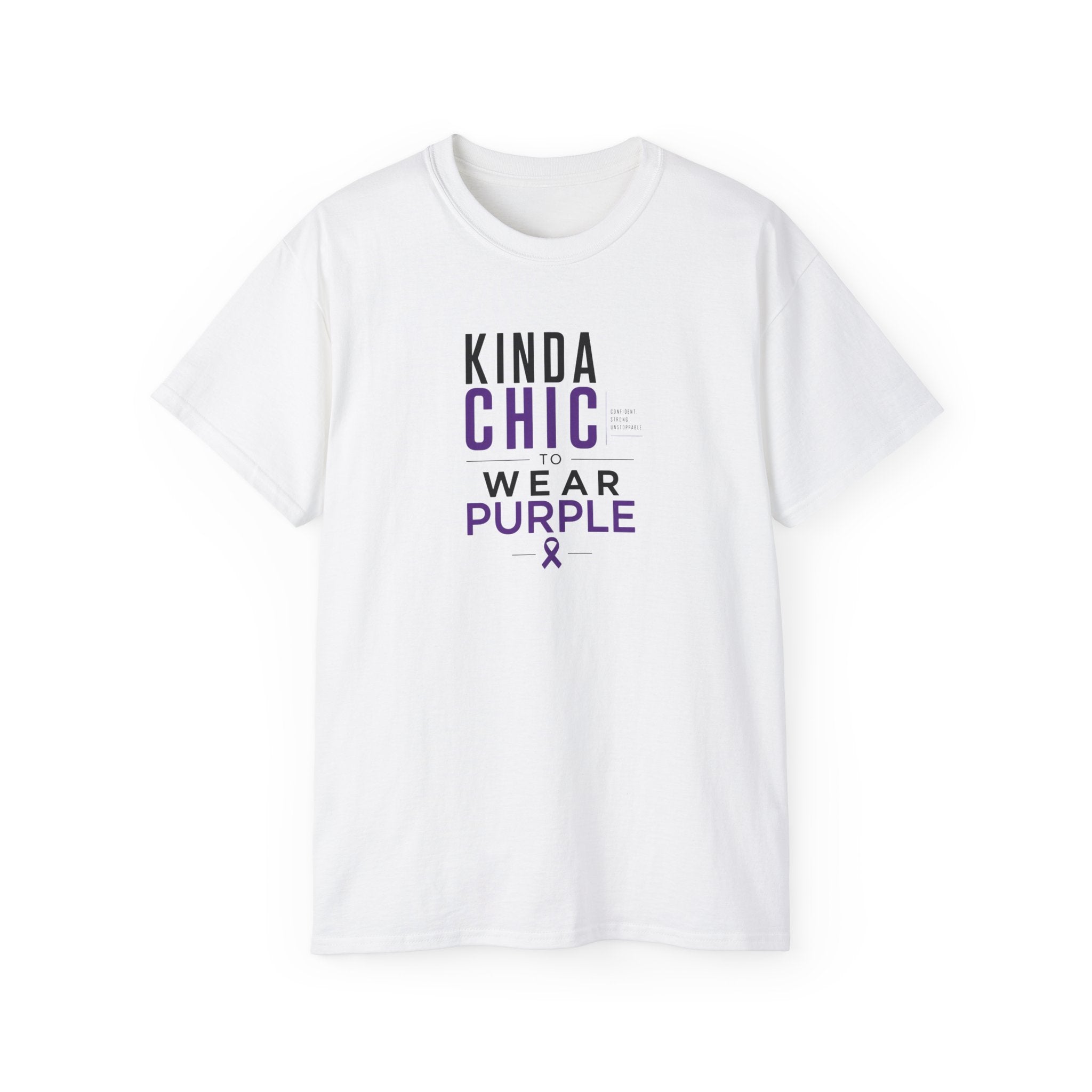 Kinda Chic to Wear Purple Epilepsy Awareness T-Shirt