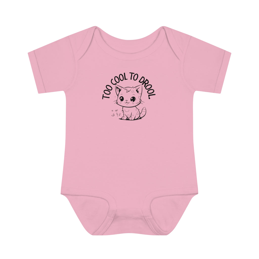 Too Cool To Drool Infant Baby Rib Bodysuit - Kids clothes - Epileptic Al’s Shop