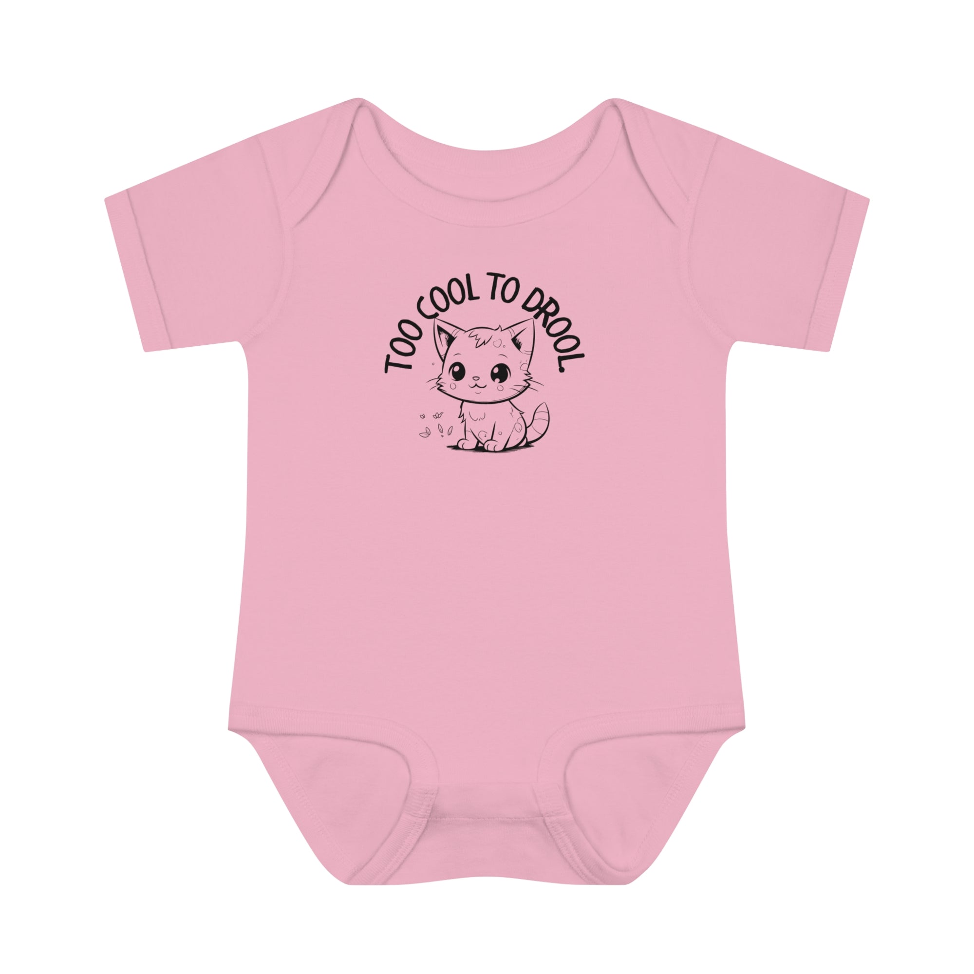 Too Cool To Drool Infant Baby Rib Bodysuit - Kids clothes - Epileptic Al’s Shop