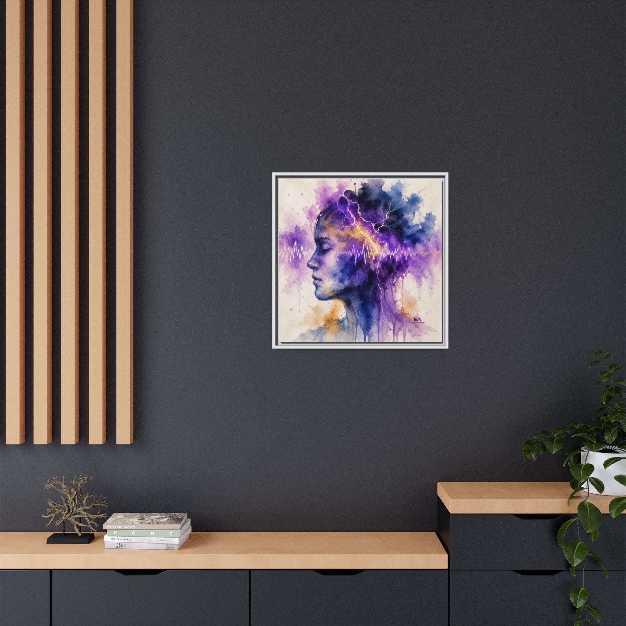 The Space Between Sparks | Canvas Wall Art for Home
