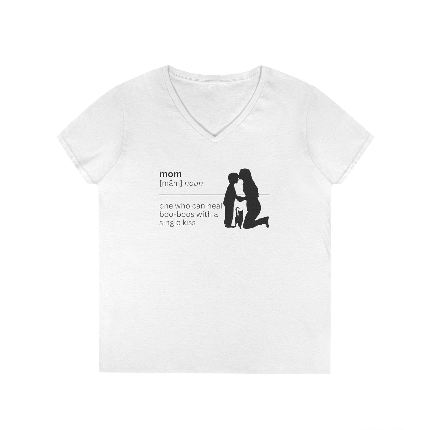 Mom Definition V-Neck T-Shirt - Boo Boos