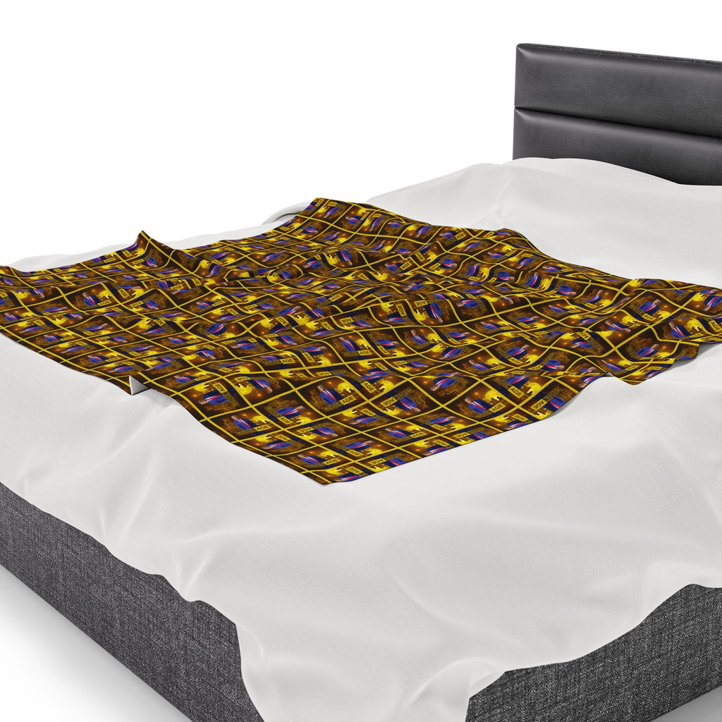 Trump Golden Age Velveteen Plush Blanket