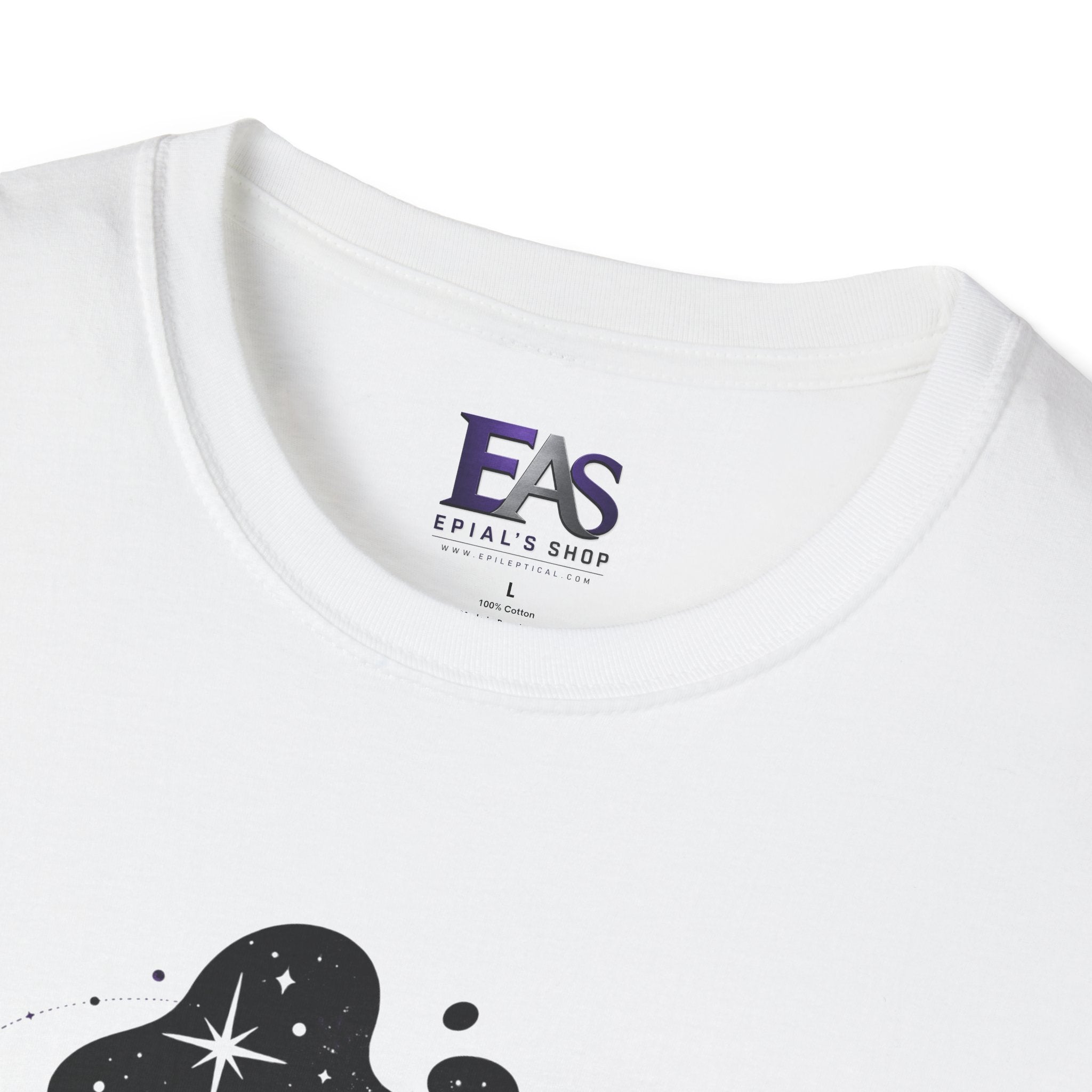 Catmosphere Cosmic Cat T-Shirt | Celestial Black Cat Graphic Tee