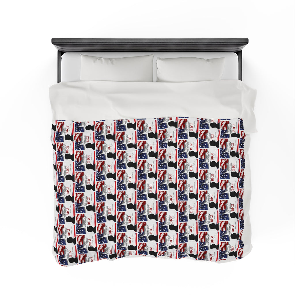 Trump: Think Big Velveteen Plush Blanket