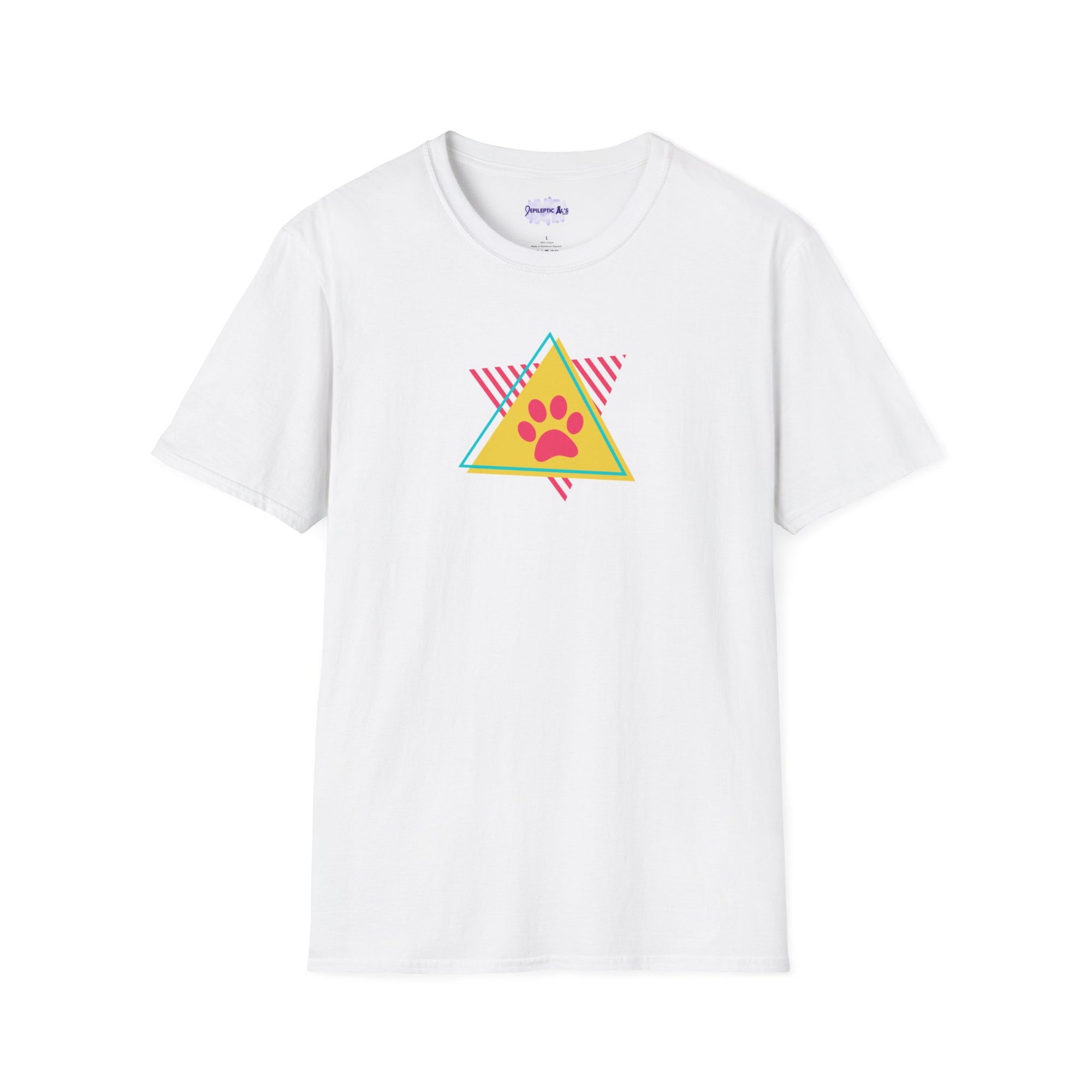 90s Paw Unisex Softstyle T - Shirt - T - Shirt - Epileptic Al’s Shop
