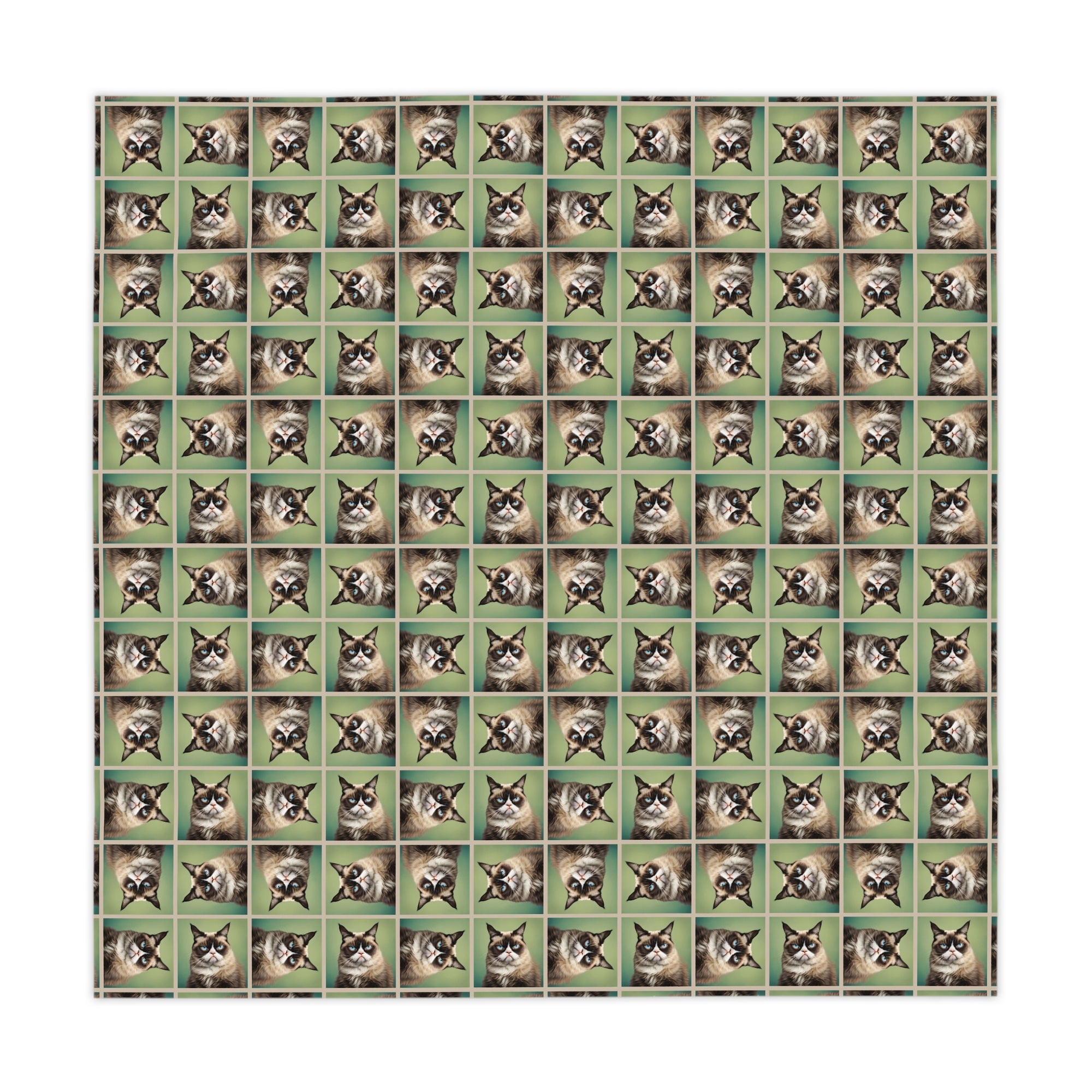 Whimsical Cat Tablecloth - Perfect for Pet Lovers | Unique Dining Decor